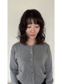 レイヤーパーマ　くせ毛風パーマ