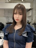 ヨーク(YOKE)&nbsp;レイヤーカットミディアムレイヤーくすみベージュ髪質改善