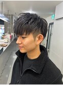 波巻きツイストスパイラルパーマ/フェザーパーマ/眉毛/メンズ