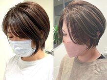 GBG 高崎の雰囲気（大人女性が悩む顔まわりの白髪も綺麗に馴染ませます[高崎]）