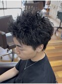 スパイキーショート/スパイキーパーマ/メンズショート