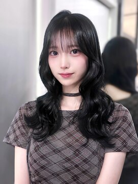 アルバム 銀座(ALBUM GINZA) おくれ毛顔周りレイヤーロングフェイスフレーミング_F1050