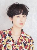 マッシュショート・ニュアンスパーマ・ショートヘア・銀座