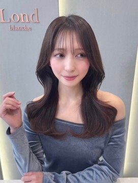 ロンド ブランシュ 錦糸町北口(Lond blanche) ミディアムレイヤーカット/レイヤー/顔周り/韓国/髪質改善
