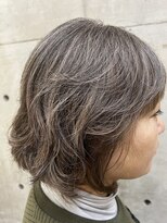 イエロー(YELLOW)&nbsp;カット/マニキュア/白髪ぼかし