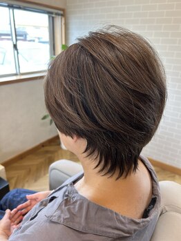 カポノ(KAPONO)の写真/憧れの大人女子へ!オーガニックカラーとレイヤーで、白髪も気にならない柔らかな髪へ☆(40文字)