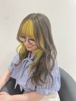ケンジ 東戸塚(KENJE) ピンクベージュ/アンブレラカラー/前髪/東戸塚