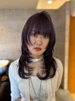 ブロッサム 池袋店(Blossom) イメチェン/ダブルカラー/バイオレッド/レイヤー/前髪/池袋/Rio