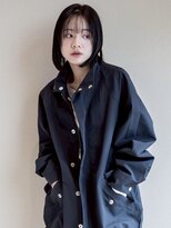 スリーランド(THREELAND)&nbsp;ワンホンレイヤー/ミルクティーブロンド/ダークブルー/がもよん