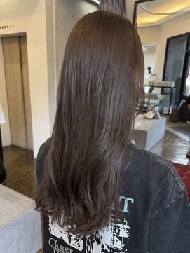 ヘアーアイスカルテット(HAIR ICI QUARTET) 小顔効果◎大人可愛い透明感グレージュ×レイヤー
