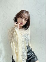 アッシュ 川崎店(Ash) ショートボブ 丸みショート 小顔ヘア