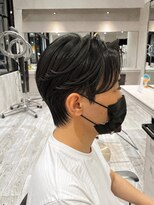 アッシュ 八王子みなみ野店(Ash)&nbsp;センターパート×ニュアンスパーマ　八王子みなみ野