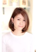 大人女性も楽しめる☆フェミボブ/ことりベージュ/20代30代40代