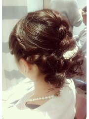 【echelle】ヘアセット