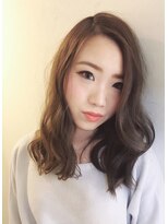 ヘアーアート リアンジュ(hair art Lienge)&nbsp;大人気！巻き髪風、デジタルパーマスタイル☆【かきあげバング】