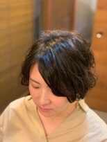 ムードコア 関内店(mu;d Coa) 【mu;d-coa関内店】メリハリ前下がりショート