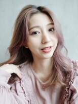 アルバム 銀座(ALBUM GINZA)&nbsp;ラフウェーブ_ココアブラウンフリンジウェーブ_57659