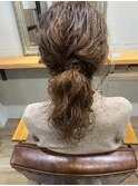 ゆるふわポニーテール