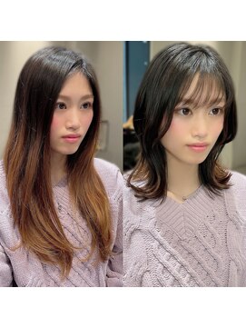 アフロート ギンザ(AFLOAT GINZA) AFLOAT GINZA【仲道 弘泰】大人くびれミディ【before→after】