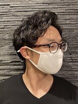 ヒロギンザ 恵比寿店(HIRO GINZA)&nbsp;ツーブロックビジネスショートフェードパーマコンマヘア