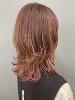 ニューモヘアー 立川(Pneumo hair)&nbsp;ウルフ×オレンジ