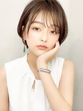 シルクレイ 吉祥寺店(Silk-lei) 大人かわいいフェザーバング色っぽショート30代40代吉祥寺