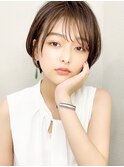 大人かわいいフェザーバング色っぽショート30代40代吉祥寺