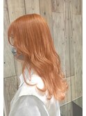 ケアブリーチ×ふんわりオレンジ