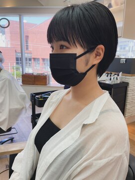 オーシャン(Ocean) ［OCEAN　Hair&Life]シースルーバング/ミニウルフ/マッシュ