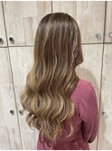 『beige highlight』デザインカラー×ハイライト