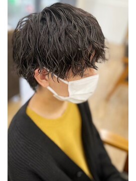 ネオリーブ クーロ メゾン 横浜(Neolive curro Maison) 波巻きスパイラル×ツイストパーマ[メンズ]