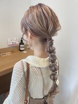 アリゲート ダイカンヤマ(Ari gate daikanyama) ゆるふわ編み下ろしパーティーヘアセット