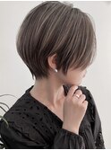30代40代50代イメチェンフルバングレッドブラウン似合わせカット