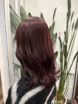 アン(Hair make un) 【ダブルカラー】チェリーレッド♪