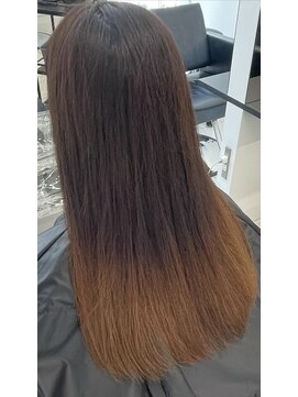 アライブ ハラジュク(ALIVE harajuku) 【ALIVE 夕貴】ブラウングラデーションカラー