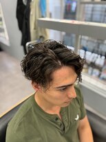 アイコン ブルー メンズ(I-CON #blue MEN'S)&nbsp;ツーブロック刈り上げ大人パーマ