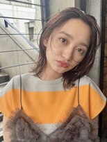 ミンクス 青山店(MINX) 【MINX松下】くびれレイヤーミディアム　外ハネボブ