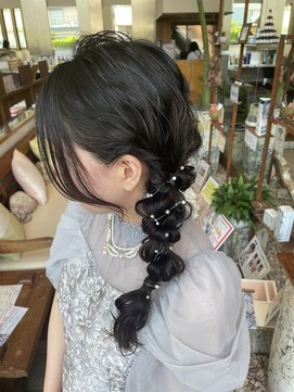 ビハツヤ(BIHATSU-YA) 編みおろしヘアセット