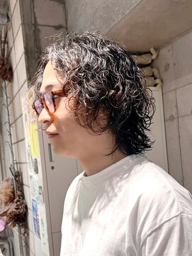 ライラ(Lyla) guest hair メンズビンテージウェービーボブルフ