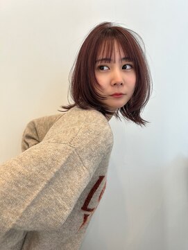 ウシワカマル ミライ(USHIWAKAMARU MIRAI) 顔周りレイヤーボブ