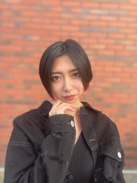 ヘアサロン グリーゼ(Hair salon Greeze) ナチュラルボブ×クールショート×前髪無し