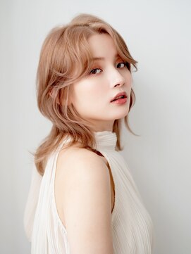 ミエルヘアーブラン(miel hair blanc) イルミナカラー　レイヤーミディ