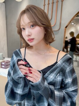 ロンド エスポワール 錦糸町(Lond espoir) ☆ ミニウルフレイヤーカット顔周り前髪韓国ショートボブ3