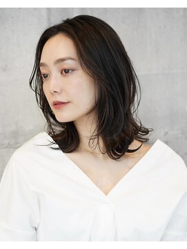 アイスバーグ(eyesburg) セミディうる艶髪モテ髪外ハネボブエアリーカール