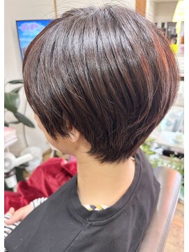 アンケア(an care) 大人可愛い★丸みショート/ほんのりピンクカラー