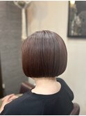 【フラワーオーガニック青池】　～艶ピンクの美人ボブ～
