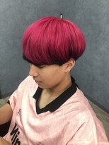 クレオ 福大通り店(CREO)&nbsp;マッシュ×ピンク×ブラック