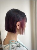 ボブ×デザインカラー