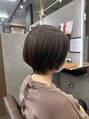 ヘアーザラブズラフズ オーガニカ 北九州(HAIR THE LOVES LAUGHS ORGANICA)&nbsp;透明感カラー＆丸みショートボブ☆やわらかいスタイル大好きです