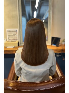 スローネ(THRONE) 縮毛矯正で艶髪/20代30代40代/新宿/髪質改善